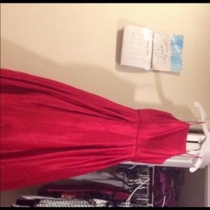 Red prom dress